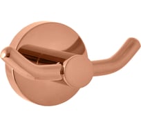 Крючок двойной настенный RavSlezak, розовый золотистый глянцевый COA0102ZRL