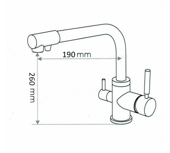 Кухонный Смеситель EMAR 3003N.11 Цитрин