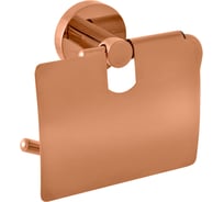 Держатель туалетной бумаги настенный RavSlezak, розовый золотистый крацованный COA0400ZRK