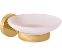 Мыльница стеклянная настенная RavSlezak, золотистый крацованный COA0300ZK