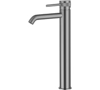 Cмеситель для умывальника ALLEN BRAU 5.31A02-MG PRIORITY 3.0 высокий, излив 145 мм, Kerox, графит браш 00323735