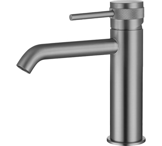 Cмеситель для умывальника ALLEN BRAU 5.31A01-MG PRIORITY 3.0 излив 125 мм, Kerox, графит браш 00323734