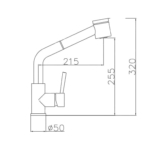 Кухонный смеситель Oulin OL-8076