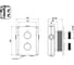 Термостат ALLEN BRAU PRIORITY V.3 Vernet, без дополнительного оборудования, Easy box, графит брашированный 5.31314-MG 00323752 2