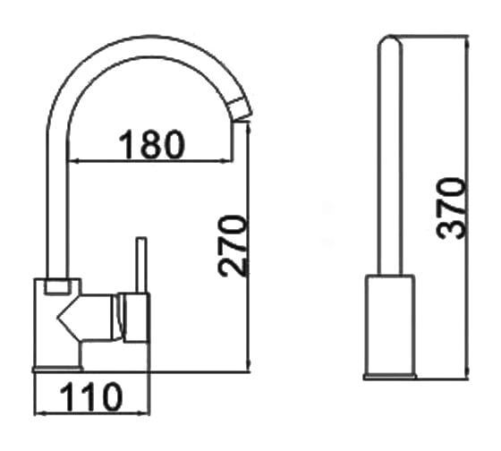 Кухонный смеситель Oulin OL-8006