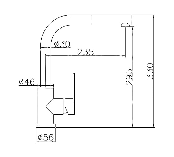 Кухонный смеситель Oulin OL-8607S