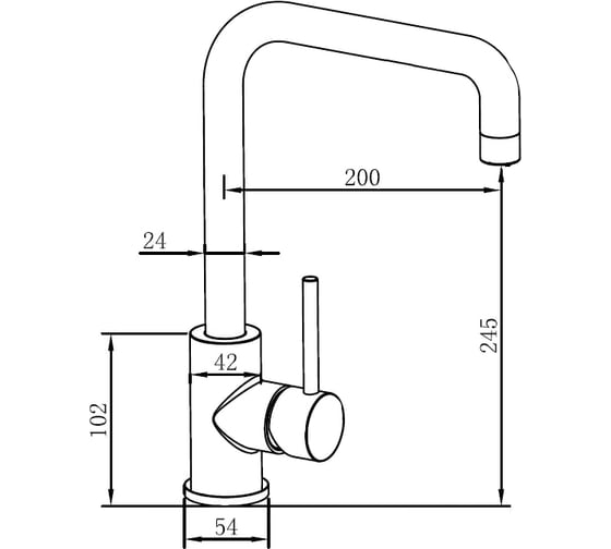 Кухонный смеситель Oulin OL-8019