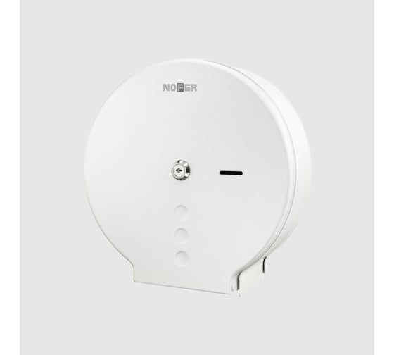 Диспенсер для туалетной бумаги Nofer нерж. сталь INDUSTRIAL белый 05006.XL.W