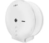 Диспенсер для туалетной бумаги Nofer круглый, из нержавеющей стали, белый 05006.XL.W
