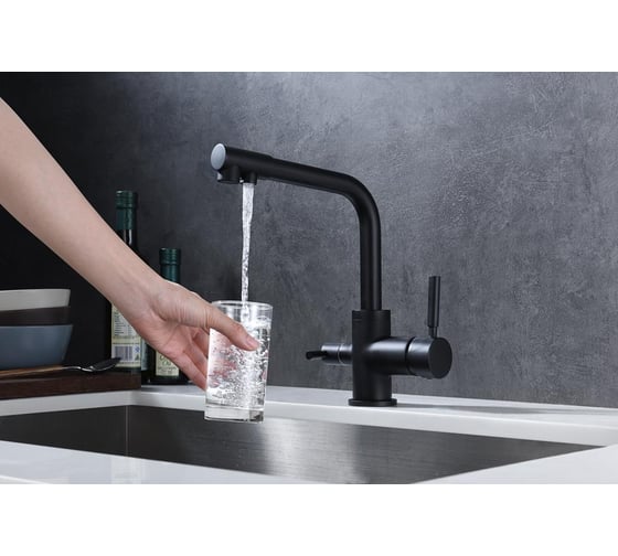 Кухонный Смеситель EMAR ЕС - 3003N black
