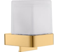 Дозатор для жидкого мыла настенный RavSlezak, стеклянный, золотистый крацованный NLA0304ZK