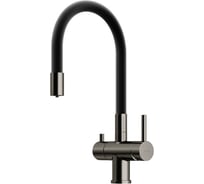 Смеситель для кухни Lucia с возможностью подключения фильтра для воды, цвет вороненая сталь Sancos SC4004GG