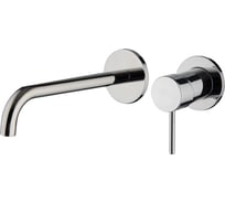 Внешняя часть смесителя для раковины настенного монтажа Fima Carlo Frattini SPILLO UP излив 200мм, цвет хром F3051WLX9CR