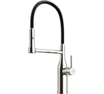 Смеситель для кухни Sancos Pride с гибким изливом, цвет нержавеющая сталь SC4011BNG