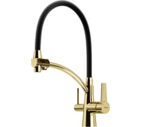 Смеситель для кухни Sancos Eri с возможностью подключения фильтра, цвет полированное золото SC4001ZG