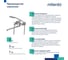 Смеситель для ванны Milardo Duplex с длинным изливом DUPSBL2M10 2