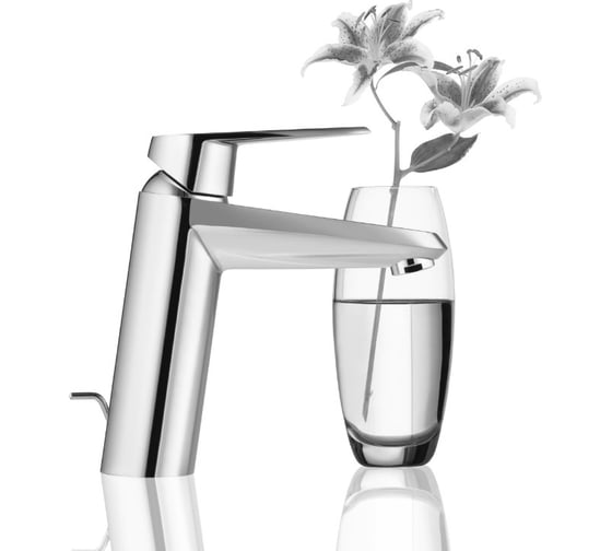 Однорычажный смеситель для раковины Grohe Eurodisc Cosmopolitan со средним изливом 23448002