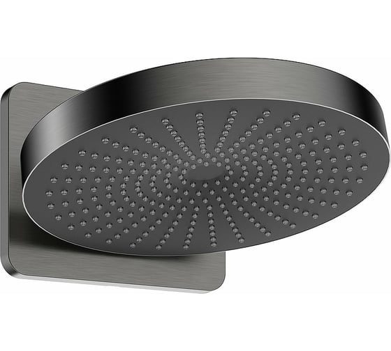 Верхний душ VINCEA Inspire, вороненая сталь VSHD-3I1CGM