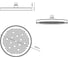 Верхний душ с держателем VINCEA черный VSHD-42CMB 5