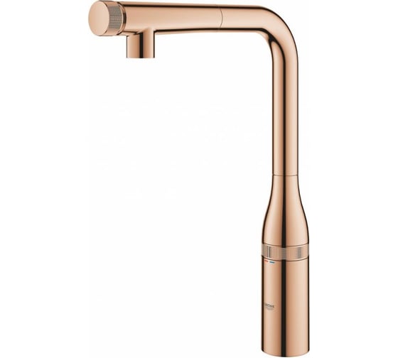 Смеситель для мойки Grohe Essence Smart Control с выдвижным L-образным изливом 31615DL0