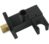 Держатель ручного душа с подводом воды VINCEA черный VSC-41MB