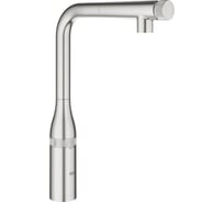 Смеситель для мойки Grohe Essence Smart Control с выдвижным L-образным изливом 31615BE0