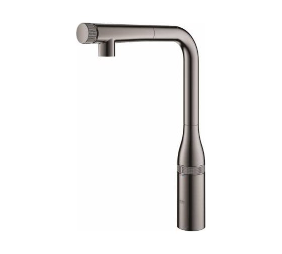 Смеситель для мойки Grohe Essence Smart Control с выдвижным L-образным изливом 31615BE0