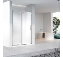 Душевая дверь VINCEA Como-N, 1400, хром, стекло прозрачное VDS-4CN140CL