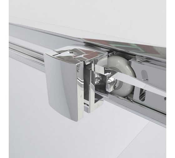 Душевая дверь VINCEA Garda, 1350, черный, стекло прозрачное VDS-1G135CLB