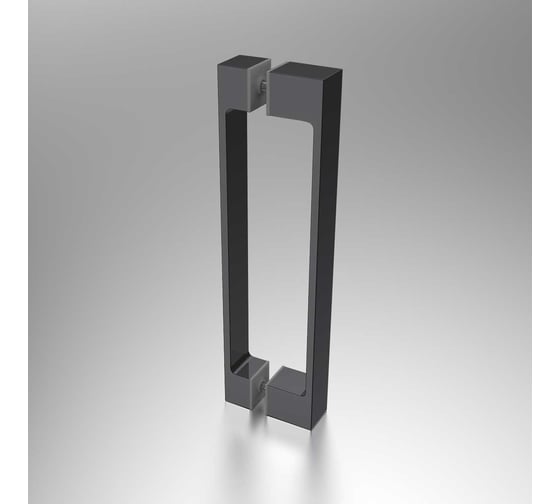 Душевая дверь VINCEA Alpha, вороненая сталь, стекло прозрачное VDP-3AL900CLGM