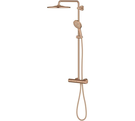 Душевая система с термостатом GROHE Rainshower SmartActive 310 теплый закат матовый 26836DL0