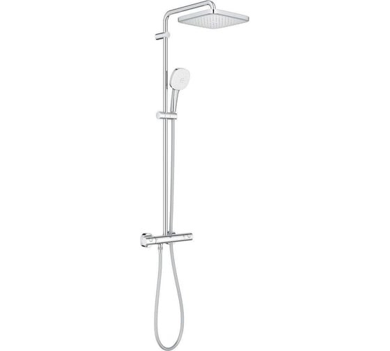 Душевая система с термостатом для душа GROHE Tempesta System 250 Cube хром 26689001