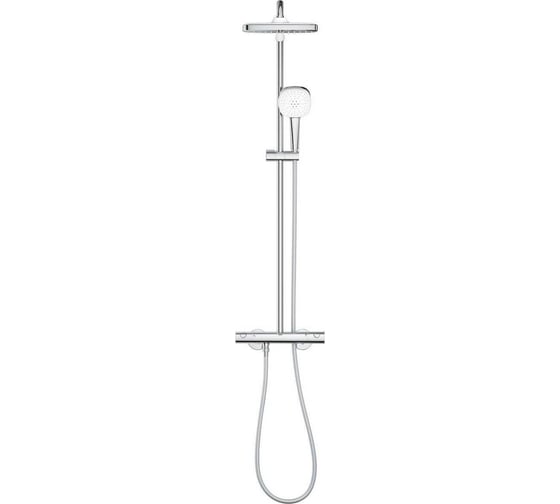 Душевая система с термостатом для душа GROHE Tempesta System 250 Cube хром 26689001