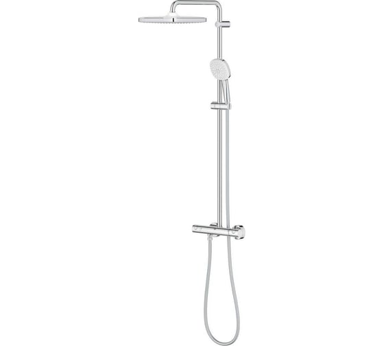 Душевая система с термостатом для душа GROHE Tempesta System 250 Cube хром 26689001