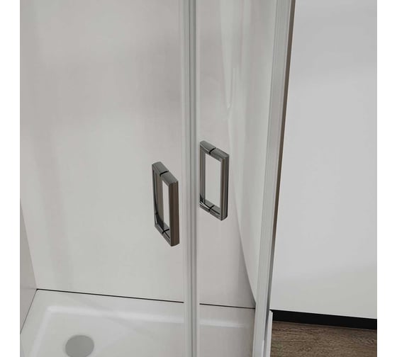 Душевой уголок VINCEA City, 800x800, хром, стекло прозрачное VSQ-5CT800CL