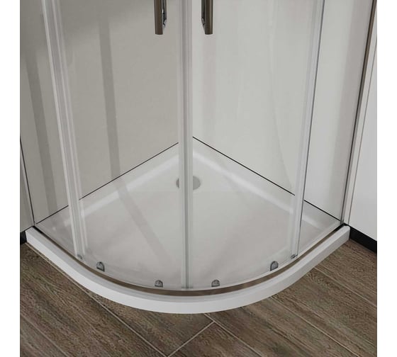 Душевой уголок VINCEA City, 800x800, хром, стекло прозрачное VSQ-5CT800CL