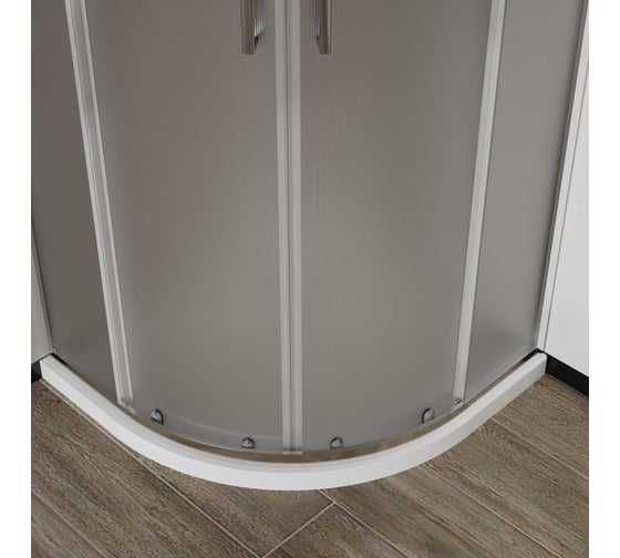Душевой уголок VINCEA City, 900x900, хром, стекло текстурное VSQ-5CT900MT