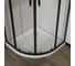 Душевой уголок VINCEA City, 900x900, черный матовый, стекло прозрачное VSQ-5CT900CLB 3