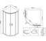 Душевой уголок VINCEA City, 900x900, хром, стекло прозрачное VSQ-5CT900CL 5