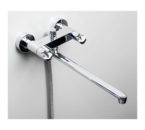 Смеситель для ванны и душа Wasserkraft Lossa хром 1202L 033422