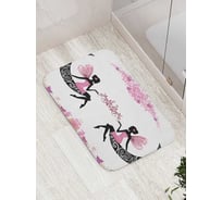 Коврик для ванной комнаты и туалета противоскользящий JoyArty "Феи красоты" 52x77 см bath_425007