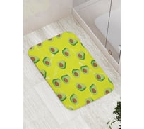 Коврик для ванной комнаты и туалета противоскользящий JOYARTY Авокадо, 52x77 см, bath_423840