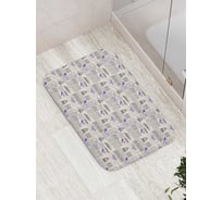 Коврик для ванной комнаты и туалета противоскользящий JoyArty "Старая газета" 52x77 см bath_423819