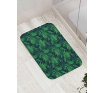 Коврик для ванной комнаты и туалета противоскользящий JoyArty "Тропический лес" 52x77 см bath_423821