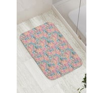 Противоскользящий коврик для ванной и туалета JoyArty "Марки" 52x77 см bath_423848