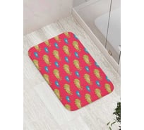 Коврик для ванной комнаты и туалета противоскользящий JoyArty "Яркий толстячок" 52x77 см bath_423743