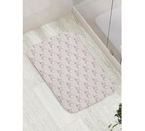 Противоскользящий коврик для ванной и туалета JoyArty "Мишка рыбак" 52x77 см bath_423842