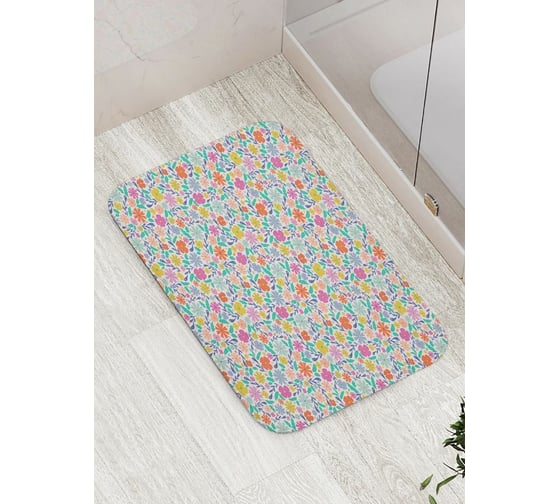 Противоскользящий коврик для ванной и туалета JoyArty "Настроение весна" 52x77 см bath_423887 1