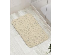 Противоскользящий коврик для ванной и туалета JoyArty "Письмо в Париж" 52x77 см bath_423829