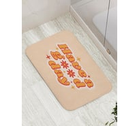 Противоскользящий коврик для ванной и туалета JoyArty  "Пожелание" 52x77 см bath_423875